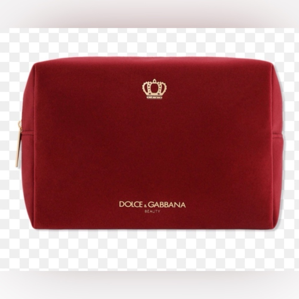 Dolce & Gabbana crown Beauty makeup pouch bag travel
